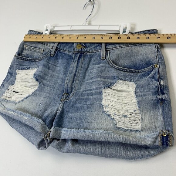 Frame Le Grand Garcon Denim Shorts Womens Size 30 - Picture 5 of 8